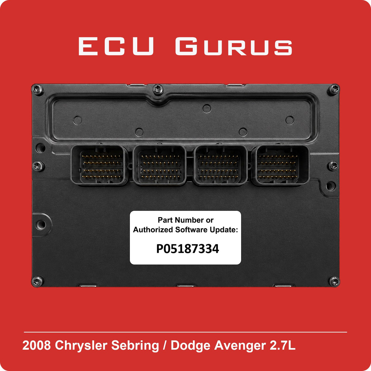 2008 Chrysler Sebring 2.7L Engine Computer