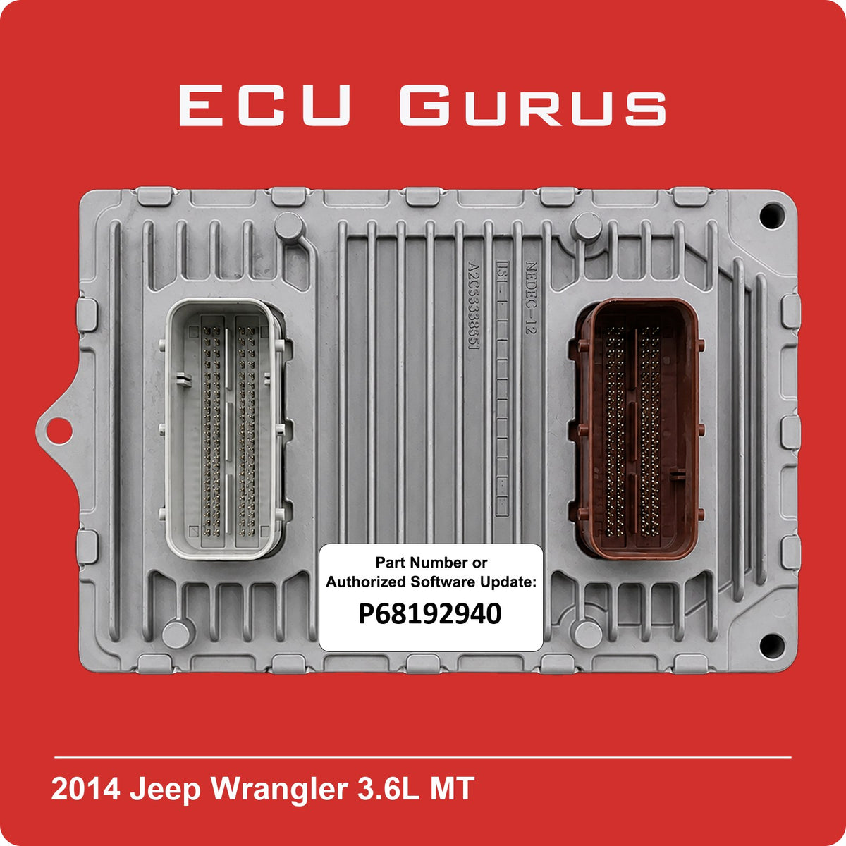 2014 Jeep Wrangler 3.6L Engine Computer